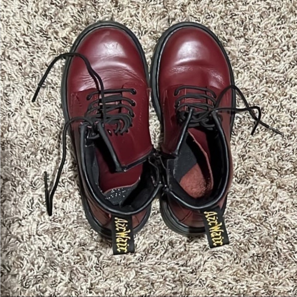 Cherry Red Dr. Martens | Youth 2